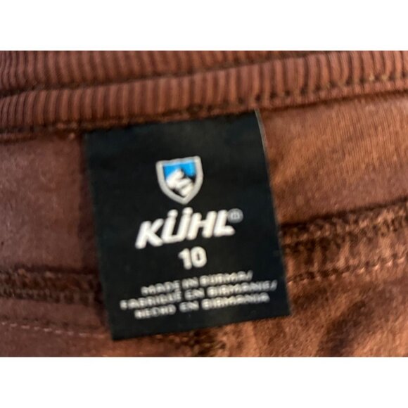 KÜHL Strova Brown Stretch Corduroy Skirt Outdoor Adventurewear Sz 10 - Picture 4 of 9